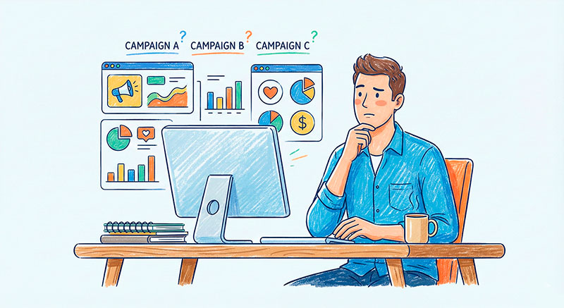 Marketer confused by messy dashboards from multiple campaigns