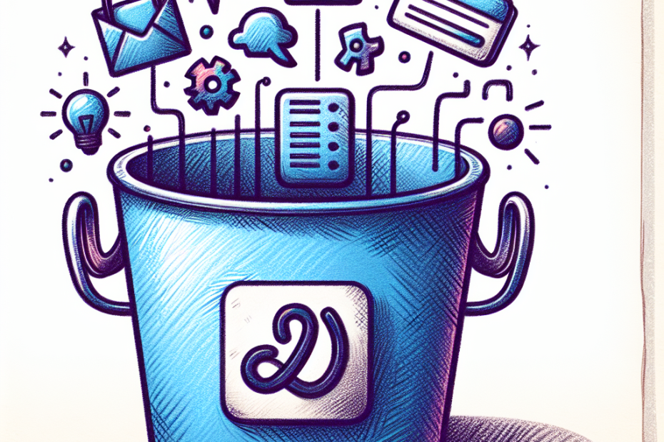 Data layer concept illustration showing structured data flow