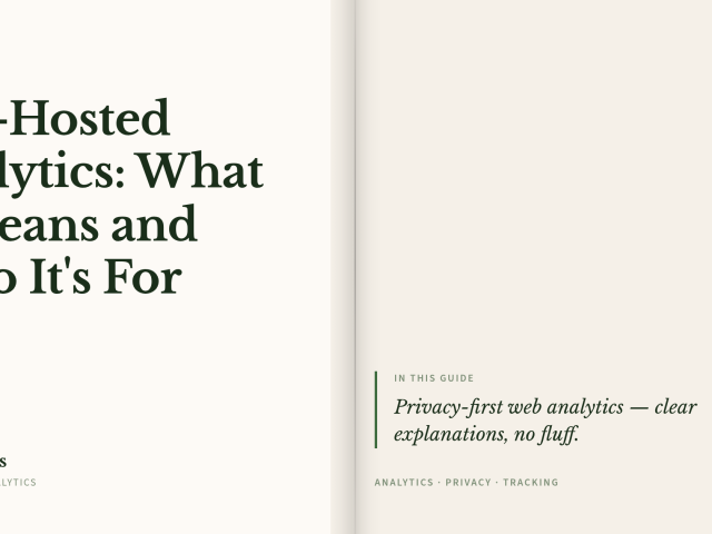 Self-Hosted Analytics: What It Means and Who It’s For