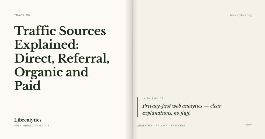 Traffic Sources Explained: Direct, Referral, Organic and Paid